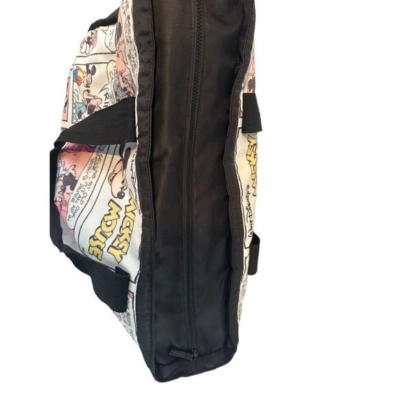 Disney Store Mickey & Minnie Mouse Cartoon Comic Strip Tote Bag Shoulder Shopper - Picture 2 of 7